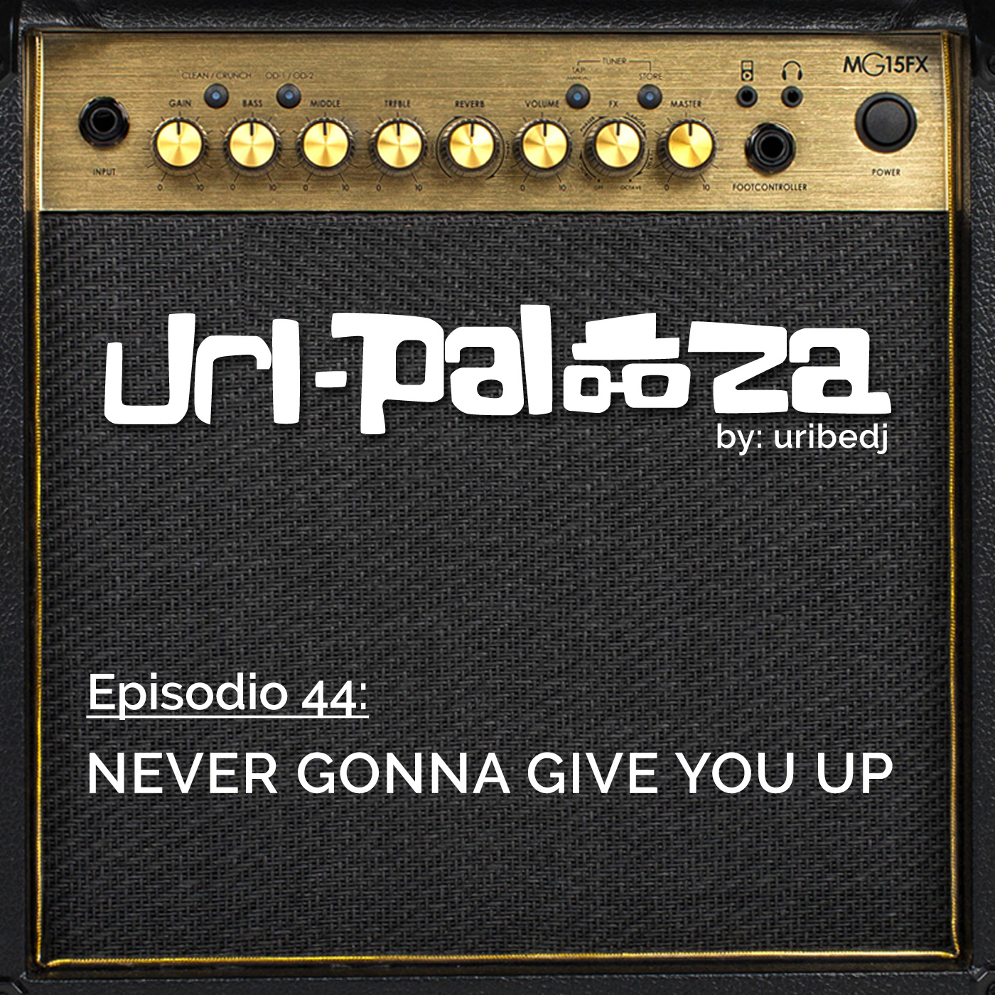 ícono podcast uripalooza Delorean Never Gonna Give You Up